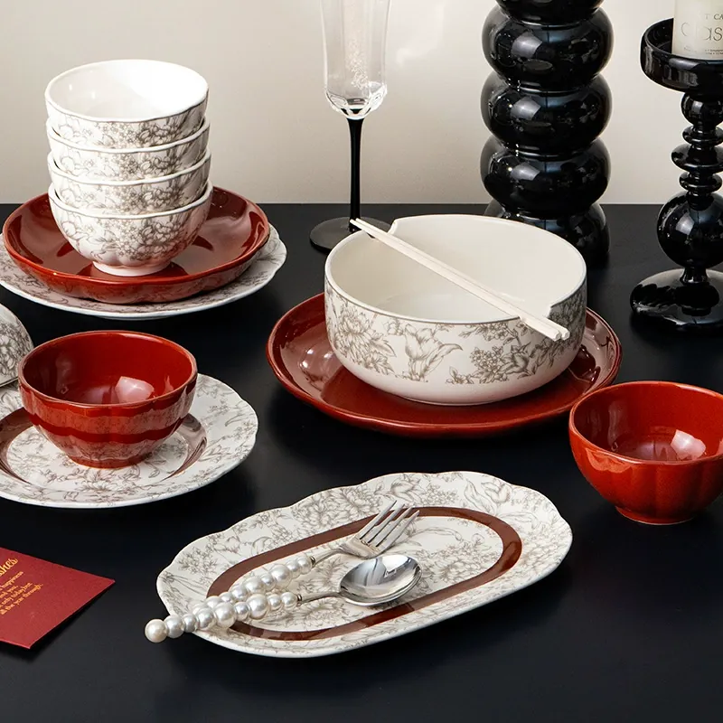 Porcelain Dinnerware Set tableware view 4