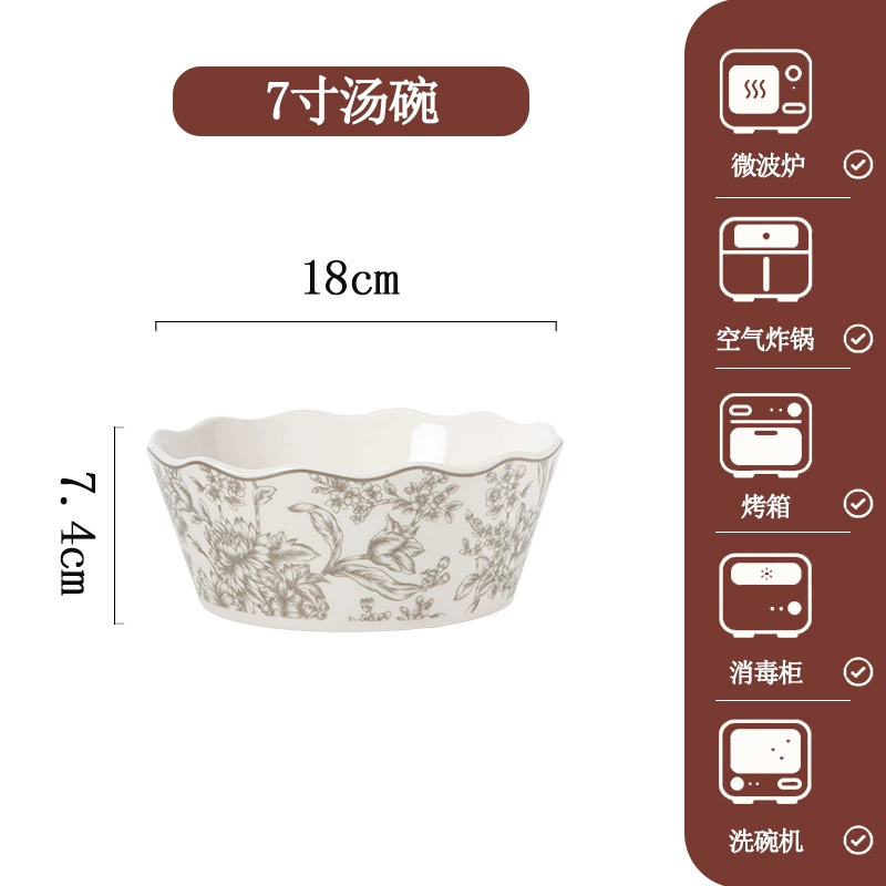 Porcelain Dinnerware Set tableware view 9