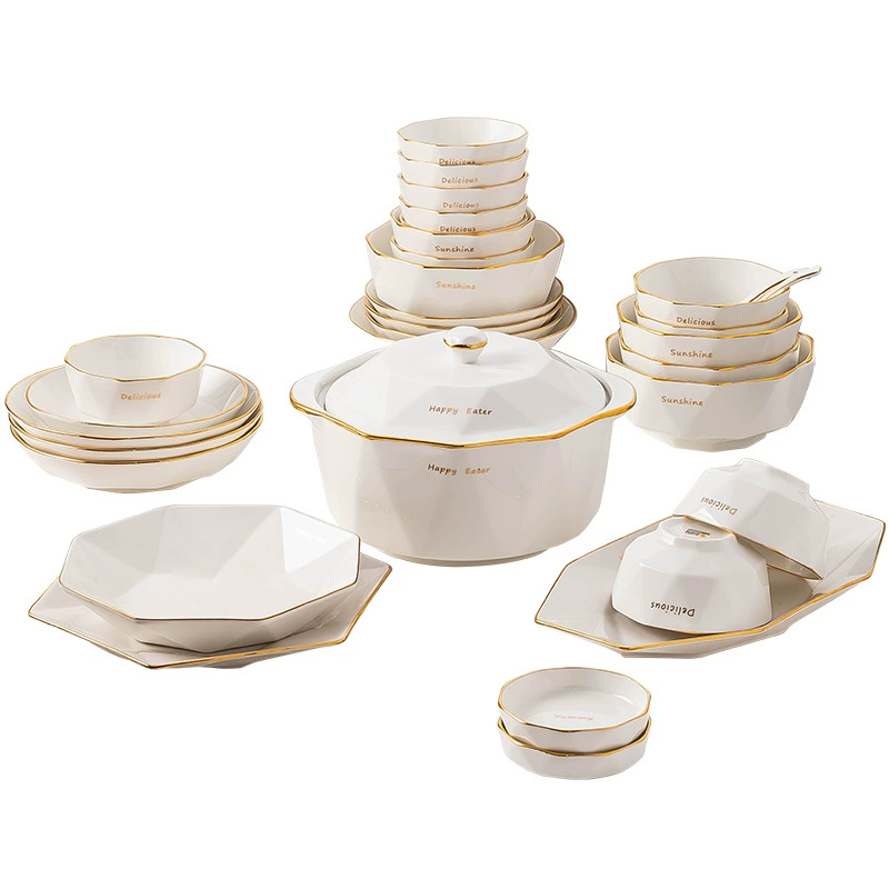 Porcelain Dinnerware Set tableware view 5