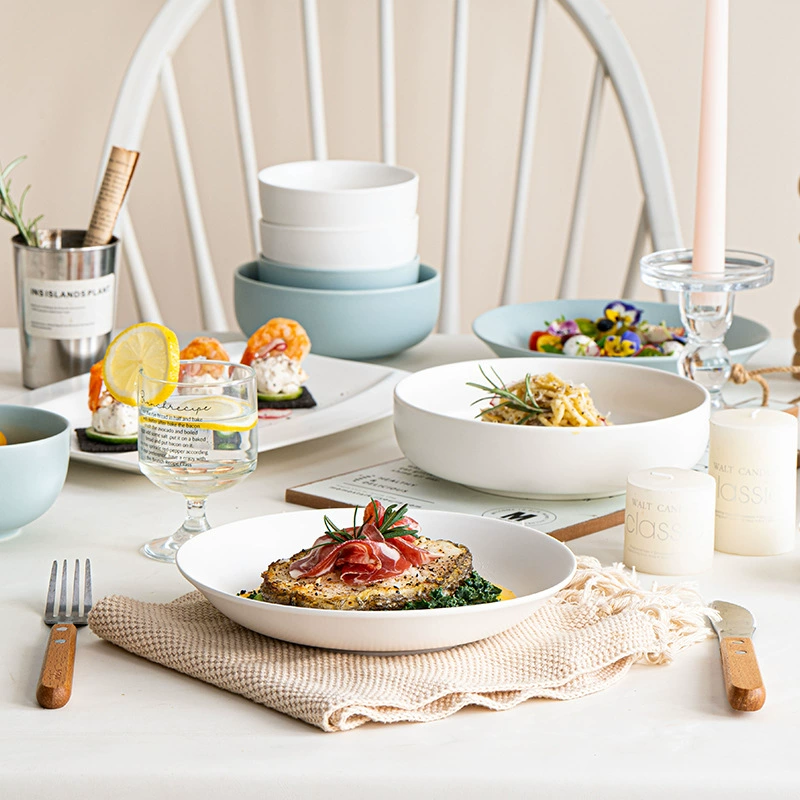Matte Porcelain Dinnerware Set