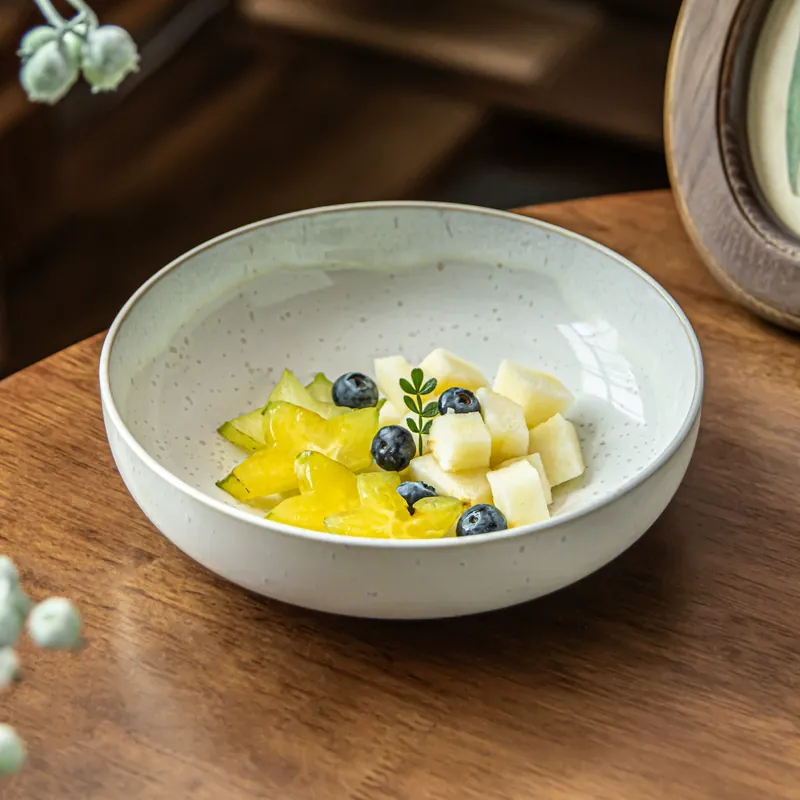 Vintage Sesame Glaze Ceramic Bowl tableware view 2