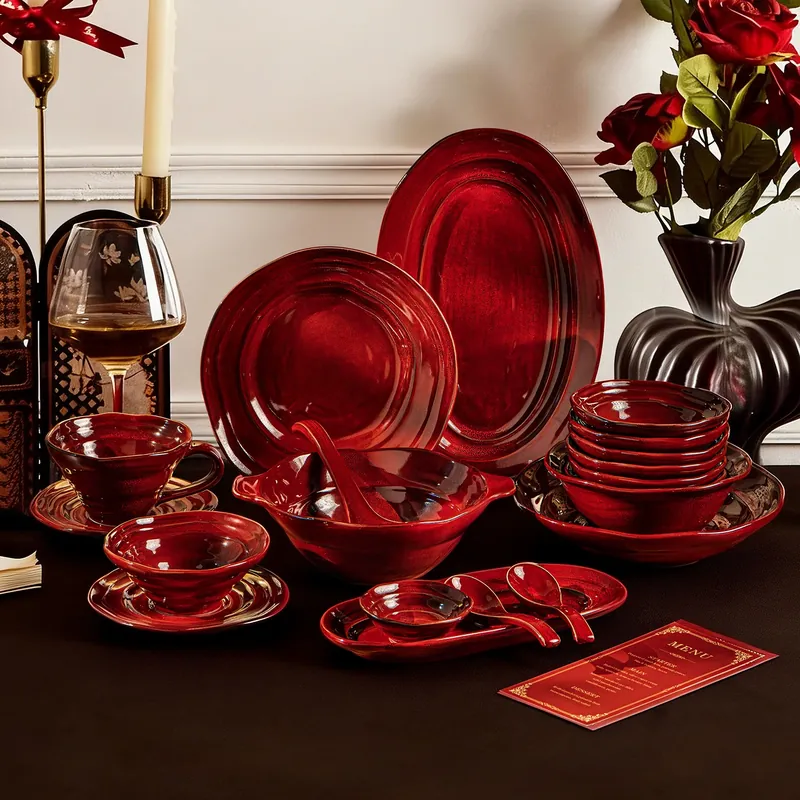Porcelain Dinnerware Set Gift Box