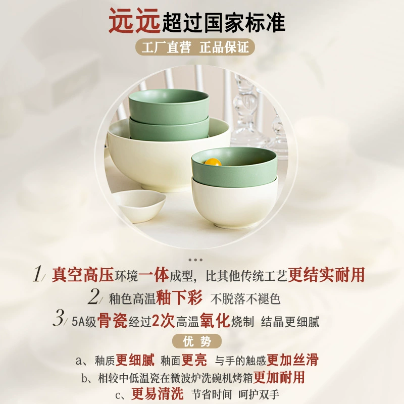 Service de vaisselle en porcelaine style crème tableware view 4