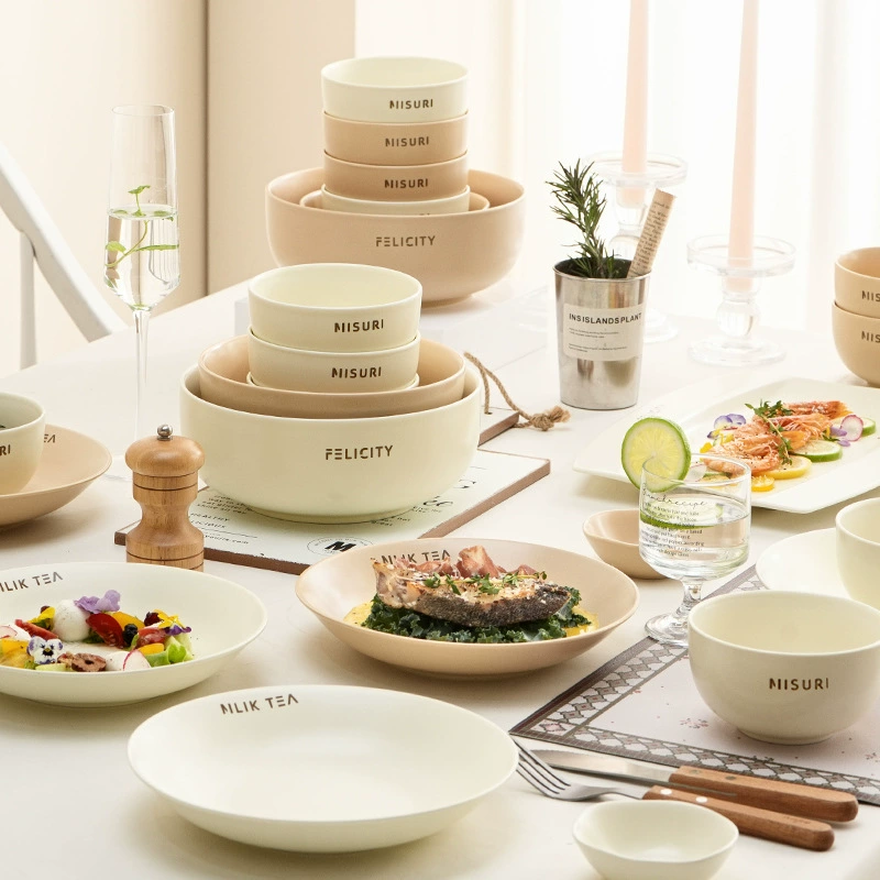Porcelain Dinnerware Set with Chopsticks