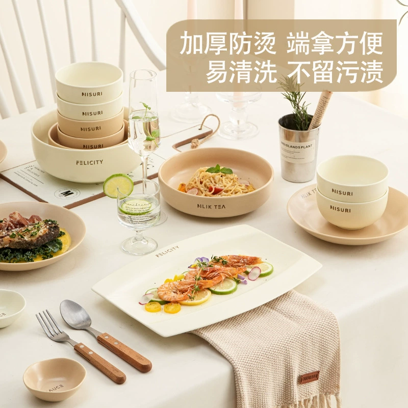 Service de vaisselle en porcelaine avec baguettes tableware view 3