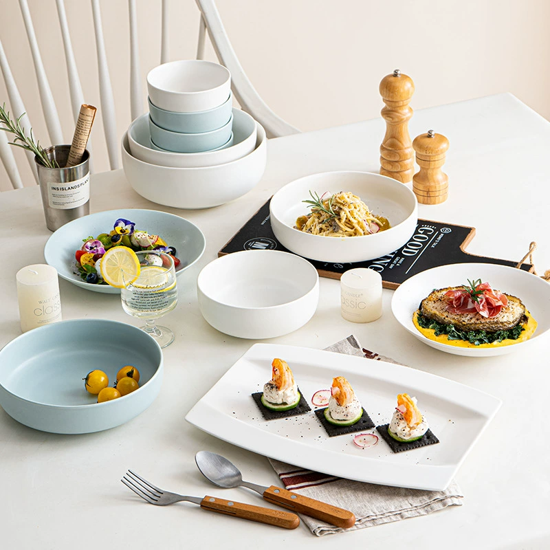 طقم أطباق بورسلين على الطراز الشمالي tableware view 3