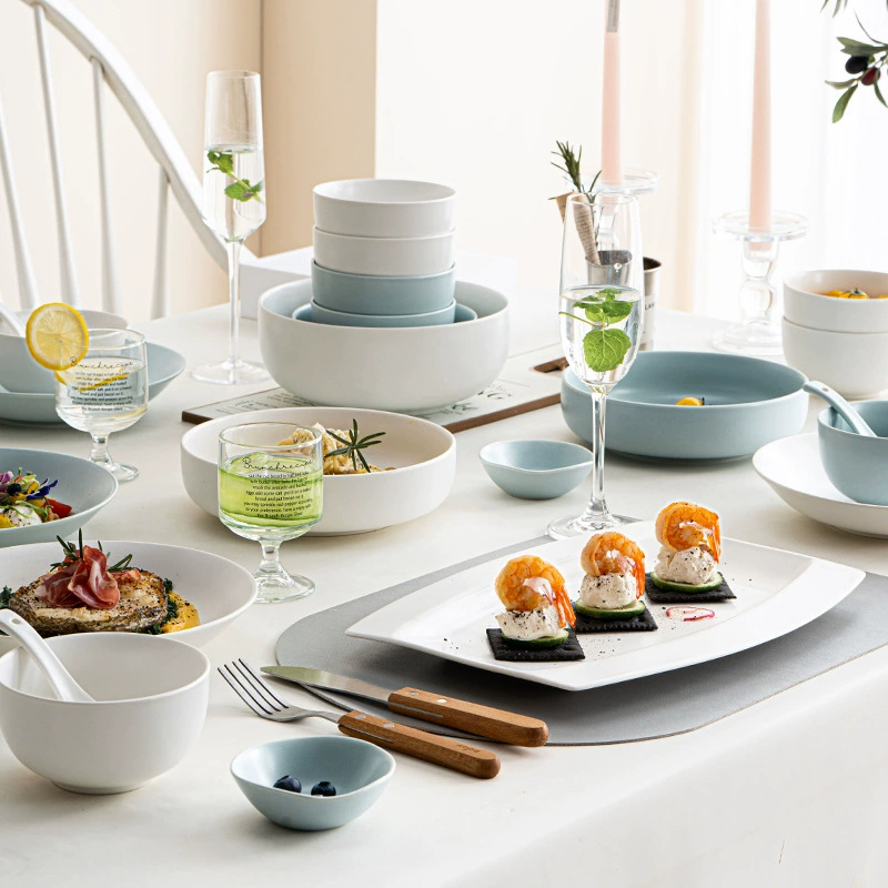 طقم أطباق بورسلين على الطراز الشمالي tableware view 4
