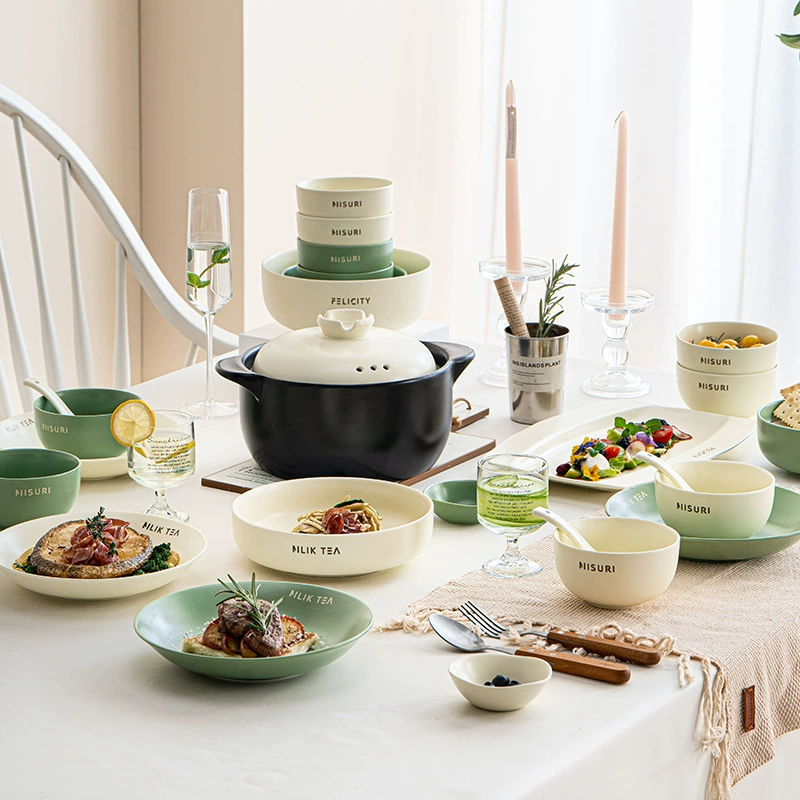 Porcelain Dinnerware Set with Chopsticks tableware view 4