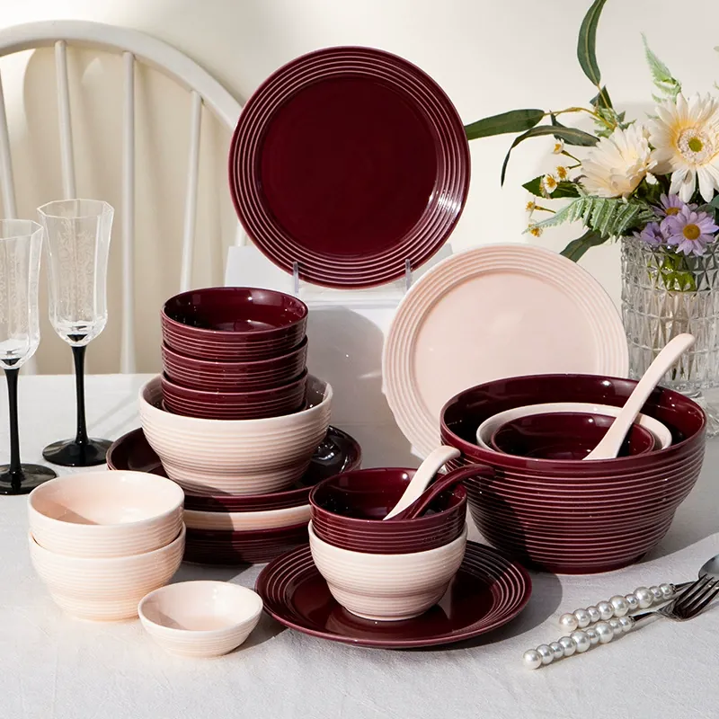 Porcelain Dinnerware Set tableware view 3