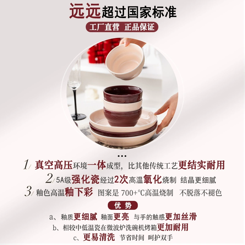 Porcelain Dinnerware Set tableware view 4