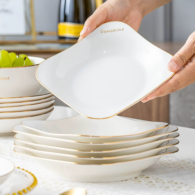Porcelain Dinnerware Set with Chopsticks
