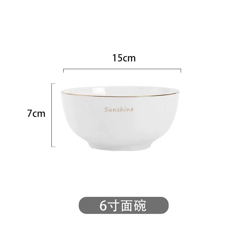 Porcelain Dinnerware Set with Chopsticks tableware view 8