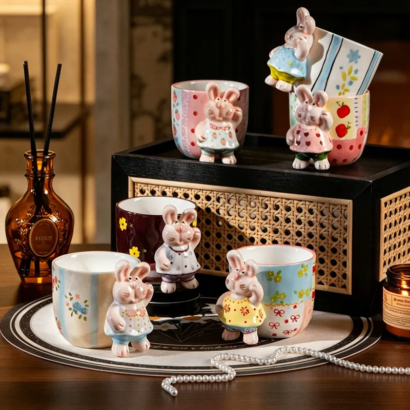 Hand-Painted Porcelain Mug