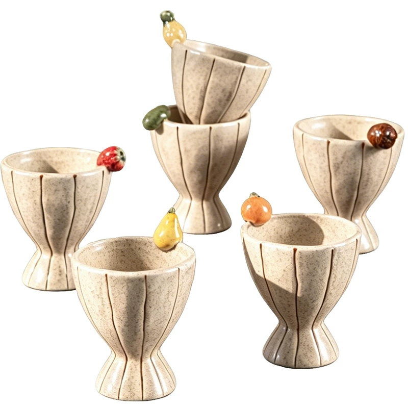 كوب بورسلين مرسوم يدويًا tableware view 5