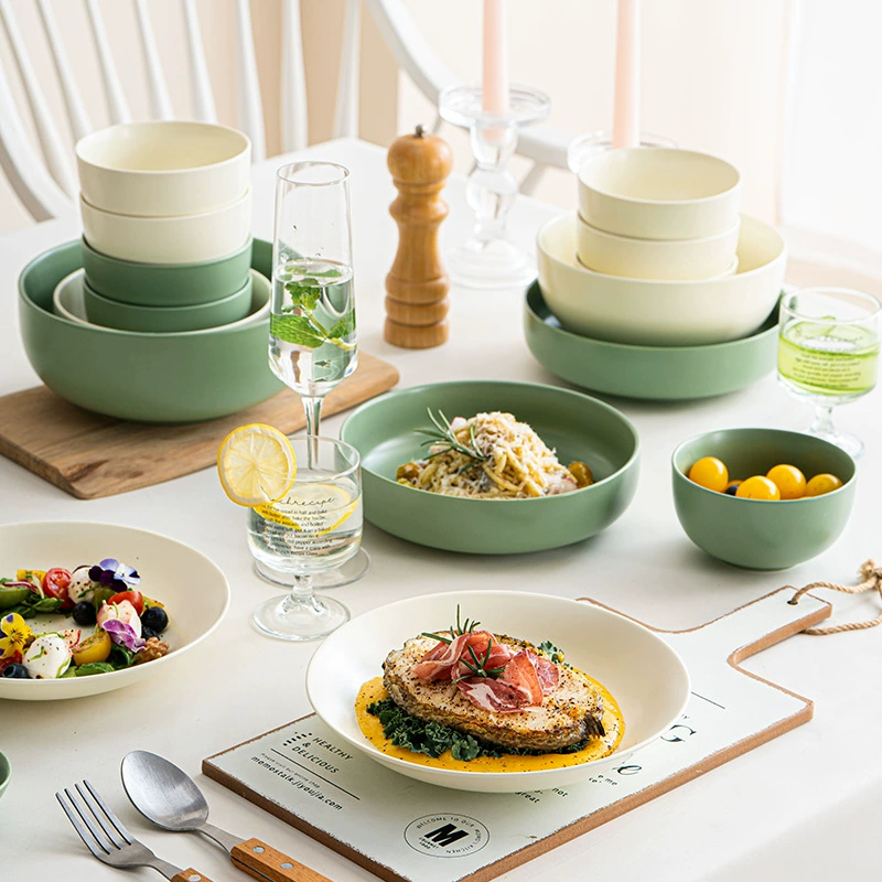 Matte Porcelain Dinnerware Set