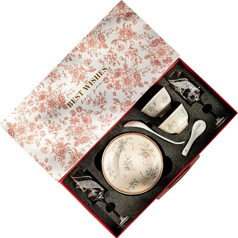 Porcelain Dinnerware Set Gift Box tableware view 5
