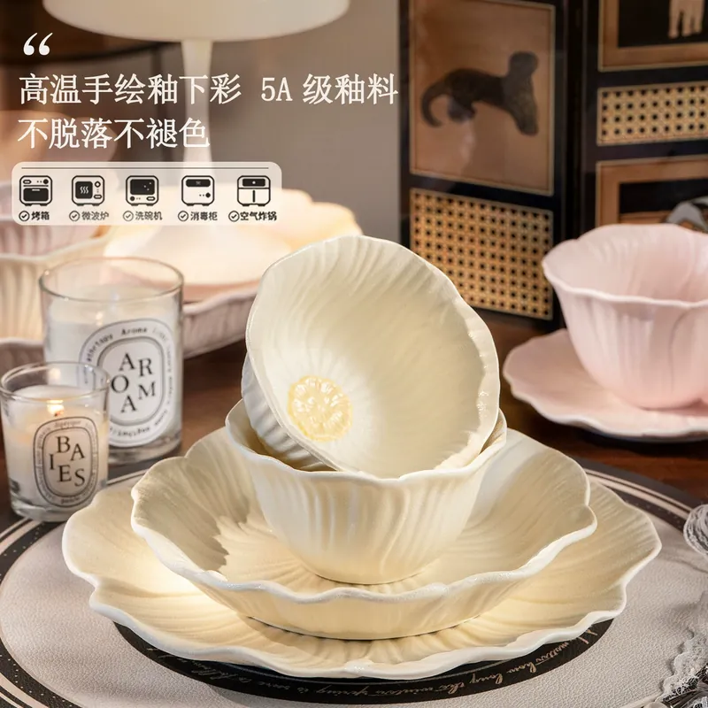 Stoneware Dinnerware Set tableware view 2
