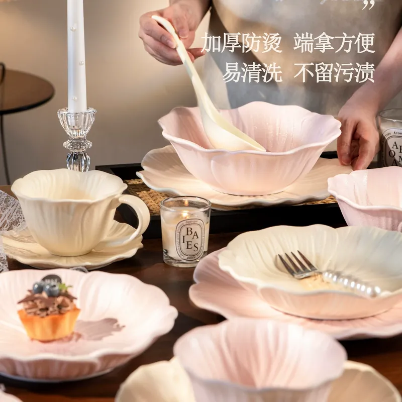 Stoneware Dinnerware Set tableware view 3