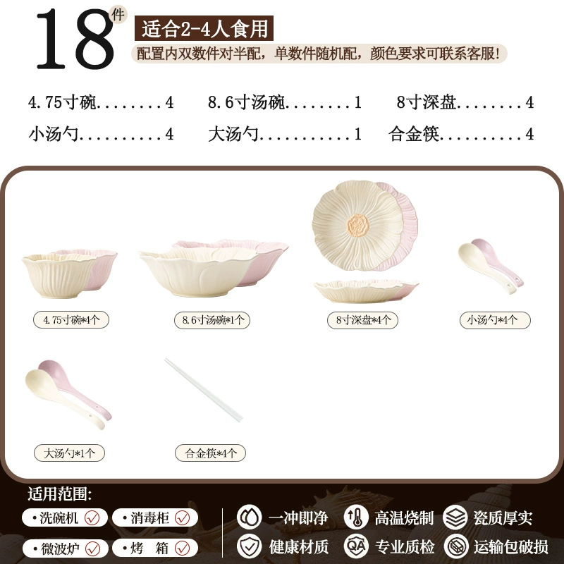 Stoneware Dinnerware Set tableware view 7