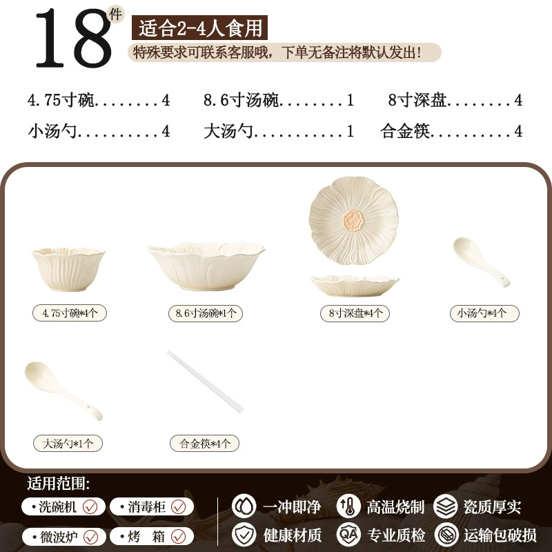 Stoneware Dinnerware Set tableware view 8
