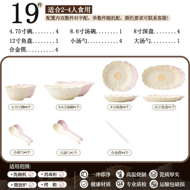 Stoneware Dinnerware Set tableware view 10