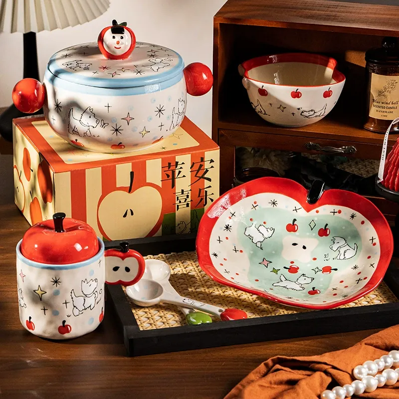Hand-Painted Porcelain Dinnerware Set