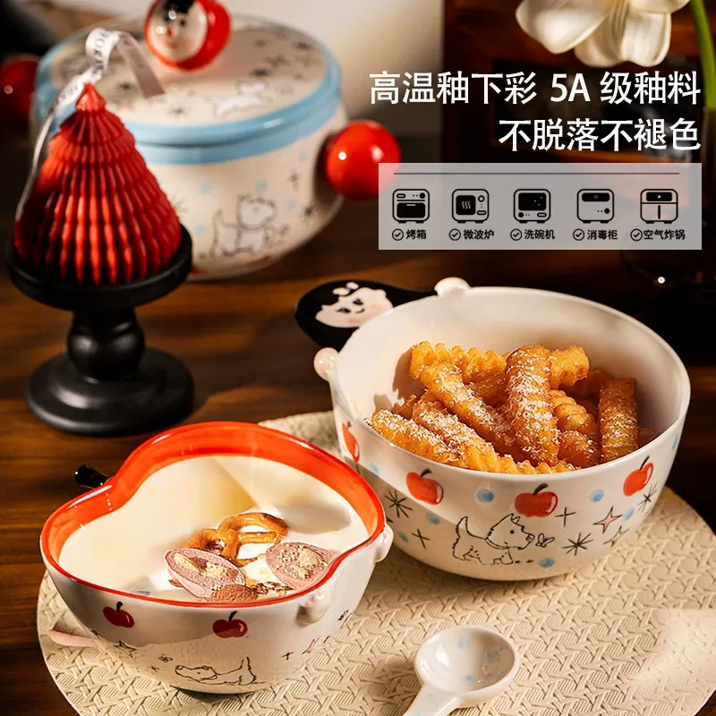 手描き磁器ディナーウェアセット tableware view 2