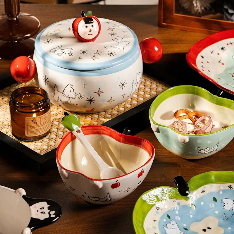 手描き磁器ディナーウェアセット tableware view 3