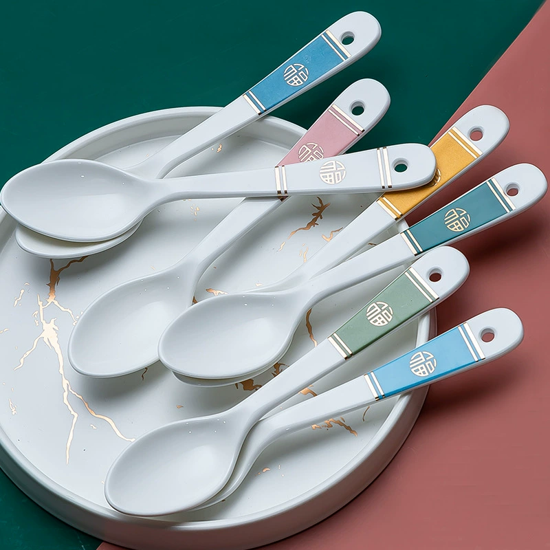 Ceramic Chopstick and Spoon Set