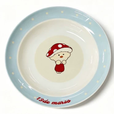 버섯 디자인 도자기 식기 세트 tableware view 8