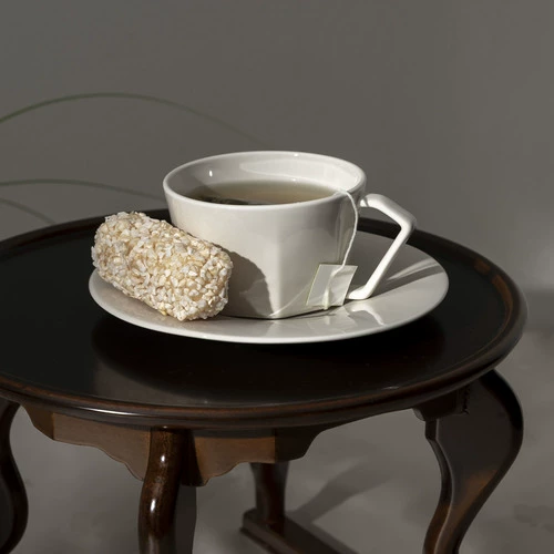 Octagonal Coffee Cup and Saucer Set tableware view 3