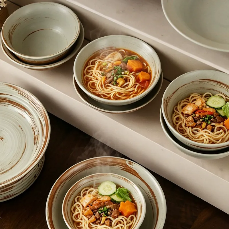 빈티지 도자기 식기 세트 tableware view 3