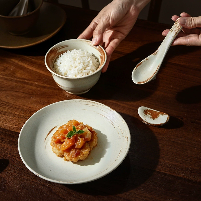 빈티지 도자기 식기 세트 tableware view 4