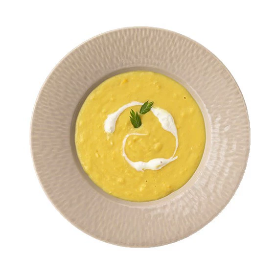 طبق عشاء سيراميك بنقش موراندي بارز tableware view 5