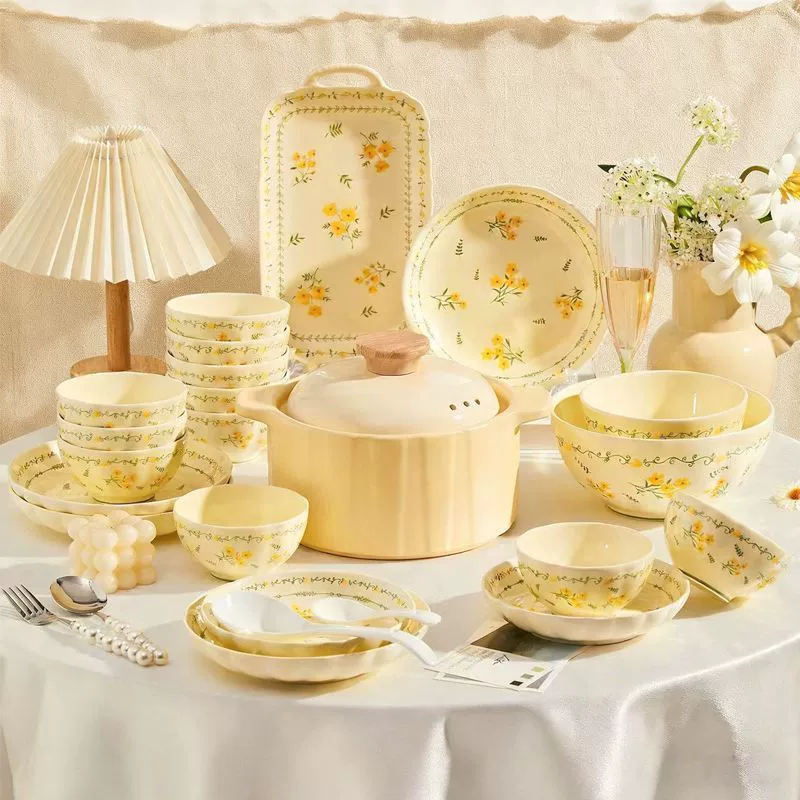 Pastoral Ceramic Tableware Set