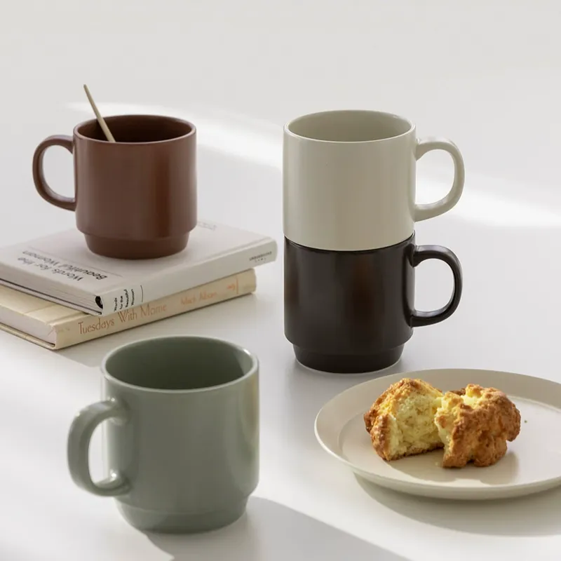 Stackable Ceramic Mug tableware view 2