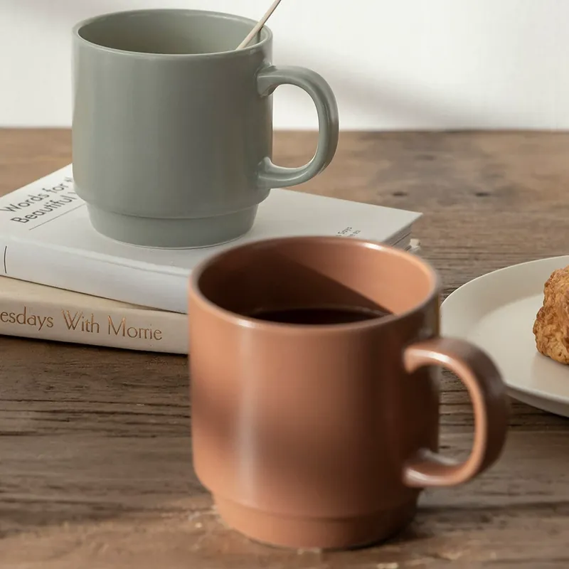 Stackable Ceramic Mug tableware view 4