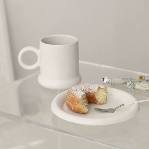 Ensemble mug et soucoupe en céramique tableware view 6