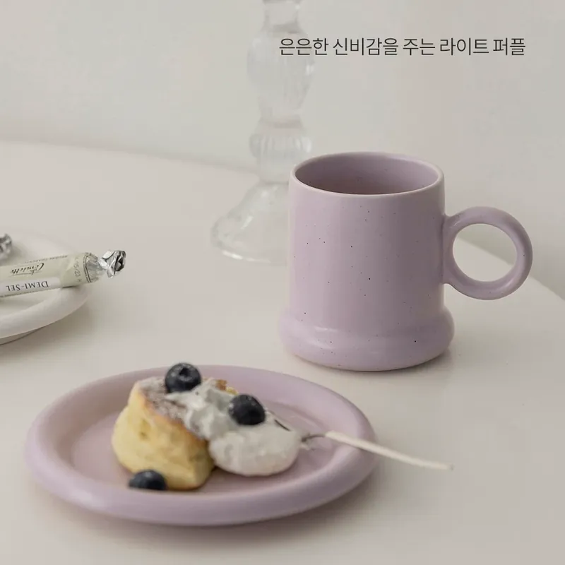 Ensemble mug et soucoupe en céramique tableware view 7