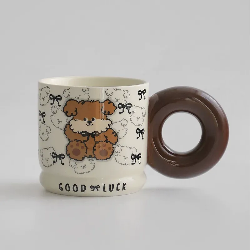 Mug en céramique avec anse cartoon tableware view 8