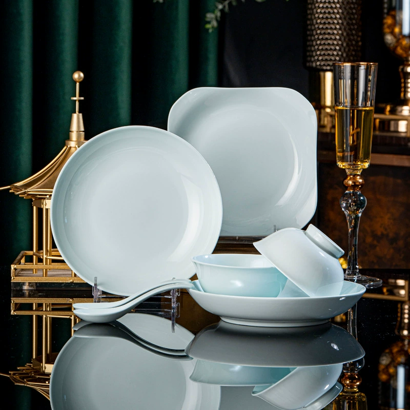 New Chinese Celadon Tableware Set