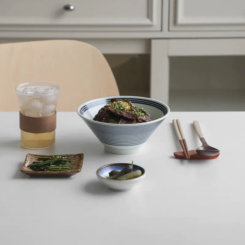 وعاء نودلز سيراميك ياباني tableware view 2
