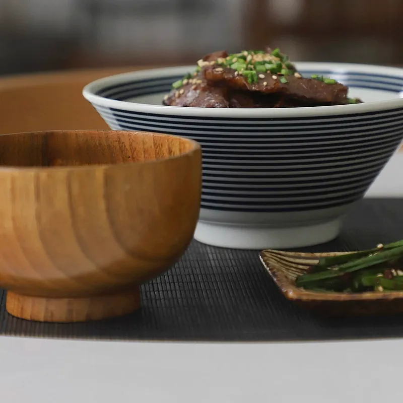 وعاء نودلز سيراميك ياباني tableware view 3