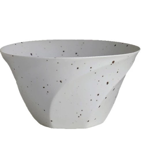 Korean Irregular Ceramic Noodle Bowl tableware view 5