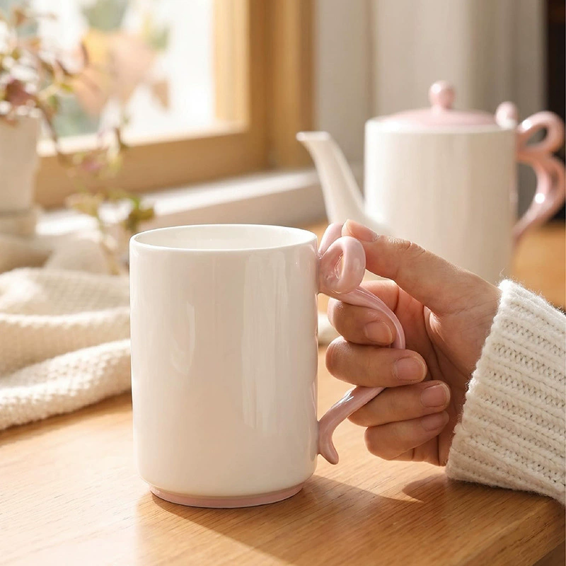 Ceramic Teapot and Cup Set tableware view 2