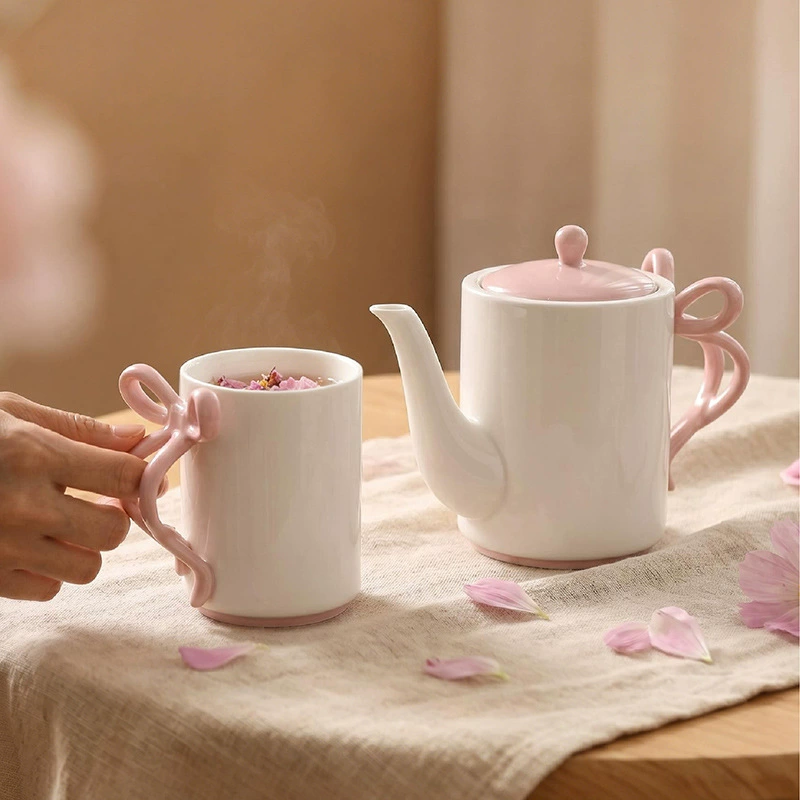 Ceramic Teapot and Cup Set tableware view 4