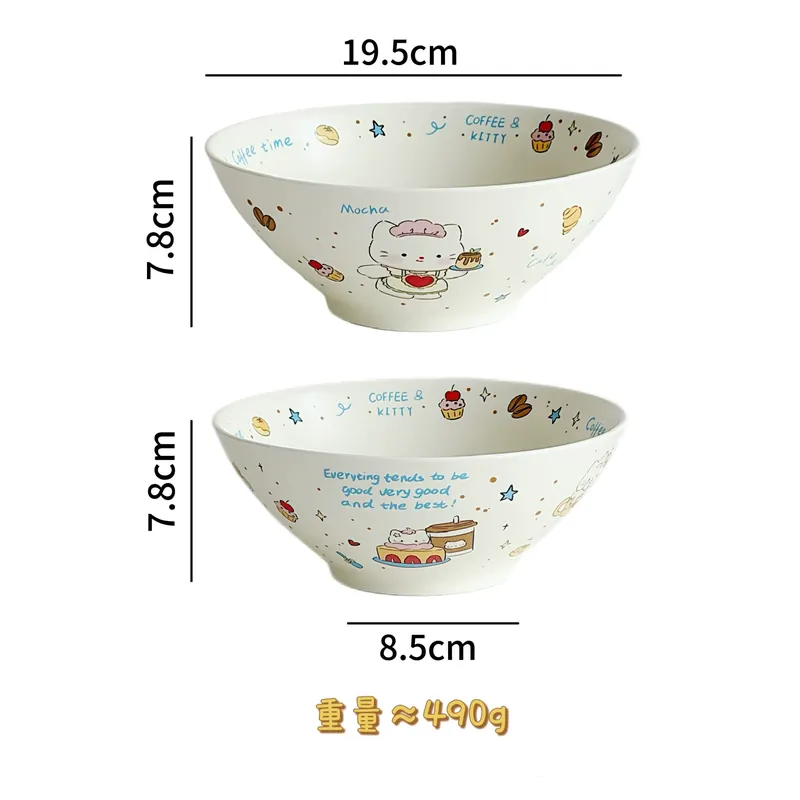 Porcelain Rice Bowl tableware view 5
