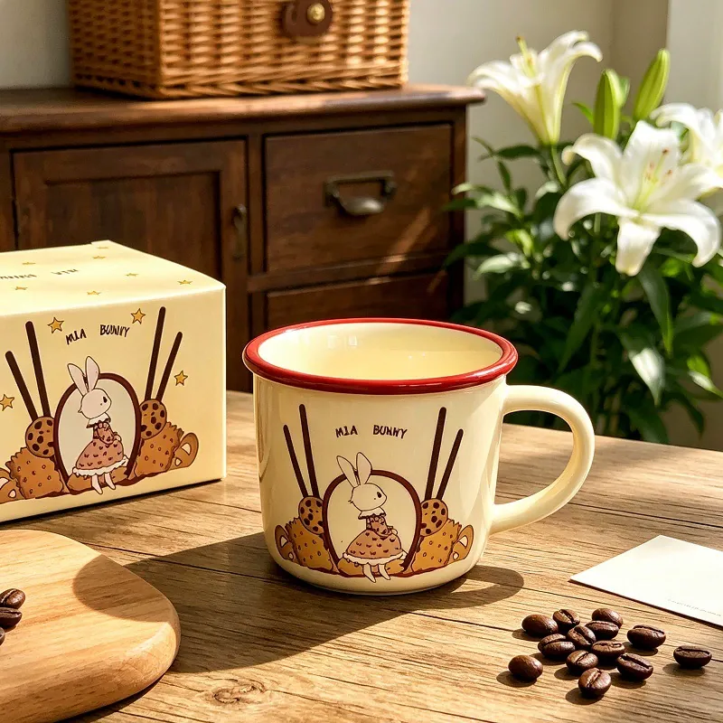 Ceramic Rabbit Mug tableware view 4