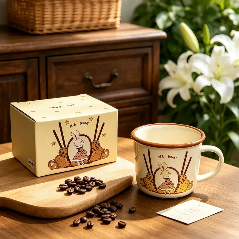 Ceramic Rabbit Mug tableware view 6