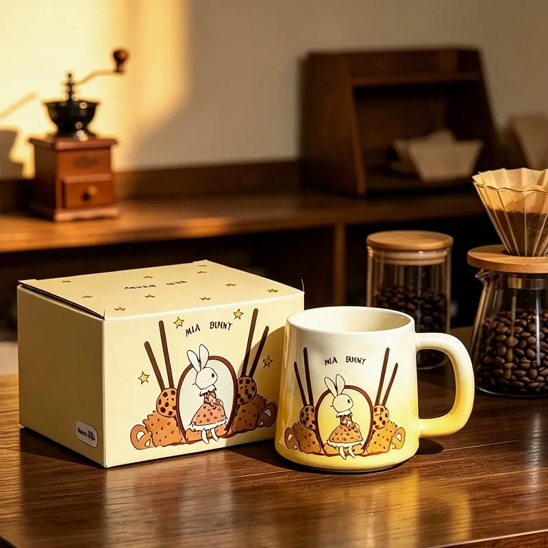 Gradient Ceramic Rabbit Mug